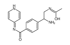 4-(2-acetamido-1-aminoethyl)-N-pyridin-4-ylbenzamide结构式