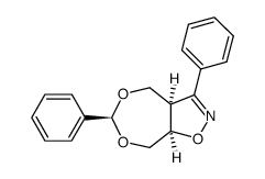 endo-4,8-diphenyl-3,5,10-trioxa-9-azabicyclo(5,3,0)dec-8-ene Structure