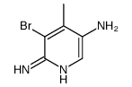 3-bromo-4-methylpyridine-2,5-diamine Structure