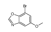 7-Bromo-5-methoxy-1,3-benzoxazole Structure