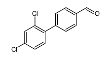 [1,1'-Biphenyl]-4-carboxaldehyde, 2',4'-dichloro Structure