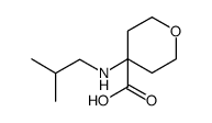 2H-Pyran-4-carboxylic acid, tetrahydro-4-[(2-methylpropyl)amino] Structure