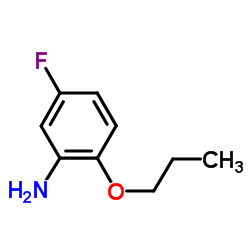 5-Fluoro-2-propoxyaniline结构式