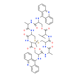 bis((9-acridinyl)seryl-alanyl-cysteinyl-valine)dilactone disulfide picture