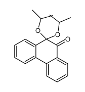 10,10-di(propan-2-yloxy)phenanthren-9-one结构式