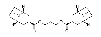1,3-propanediol bis(tropane-3β-carboxylate)结构式