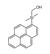 hydroxymethyl dimethyl 1-silyl pyrene Structure