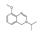 3-isopropyl-8-methoxy-3,4-dihydro-quinazoline结构式