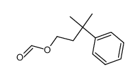 formic acid-(3-methyl-3-phenyl-butyl ester) Structure