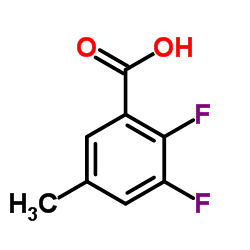 2,3-Difluoro-5-methylbenzoic acid Structure