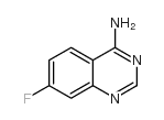 4-氨基-7-氟喹唑啉结构式
