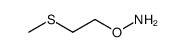 O-(2-methylsulfanylethyl)hydroxylamine结构式
