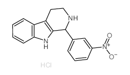 1-(3-nitrophenyl)-2,3,4,9-tetrahydro-1H-beta-carboline hydrochloride Structure