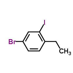 4-Bromo-1-ethyl-2-iodobenzene结构式