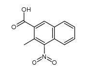 1-Nitro-2-methyl-naphthoesaeure-(3) Structure