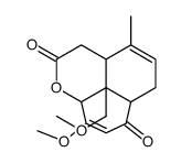 9-methoxy-9b-(methoxymethyl)-4-methyl-3,3a,6,6a,9a,9b-hexahydrobenzo[de]chromene-2,7-dione结构式