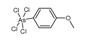 tetrachloro-(4-methoxy-phenyl)-arsorane结构式