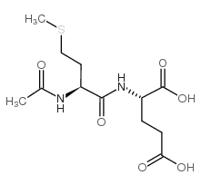 Ac-Met-Glu-OH Structure