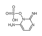 (6-amino-2-iminopyrimidin-1-yl) hydrogen sulfate结构式