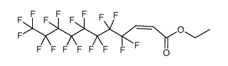 (Z)-4,4,5,5,6,6,7,7,8,8,9,9,10,10,11,11,11-Heptadecafluoro-undec-2-enoic acid ethyl ester Structure