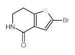 2-bromo-4H,5H,6H,7H-thieno[3,2-c]pyridin-4-one structure