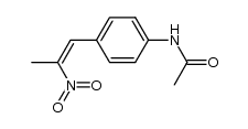 (Z)-N-(4-(2-nitroprop-1-en-1-yl)phenyl)acetamide Structure