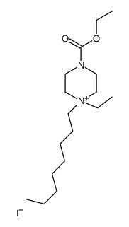 ethyl 4-ethyl-4-octyl-2,3,5,6-tetrahydropyrazine-1-carboxylate iodide Structure