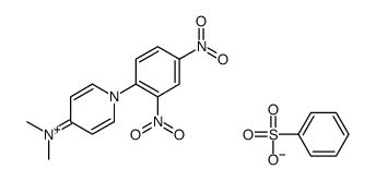 benzenesulfonate,1-(2,4-dinitrophenyl)-N,N-dimethylpyridin-1-ium-4-amine结构式