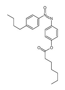 (4-butylphenyl)-(4-heptanoyloxyphenyl)imino-oxidoazanium结构式