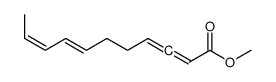 methyl undeca-2,3,7,9-tetraenoate Structure