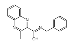 N-benzyl-3-methylquinoxaline-2-carboxamide结构式