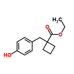 ethyl 1-(4-hydroxybenzyl)cyclobutane-1-carboxylate picture