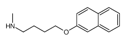 N-methyl-4-naphthalen-2-yloxybutan-1-amine结构式
