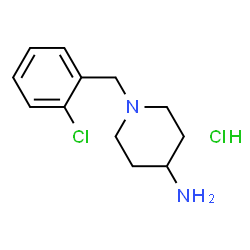 1-(2-chlorobenzyl)piperidin-4-amine hydrochloride Structure