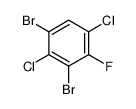 1,3-dibromo-2,5-dichloro-4-fluorobenzene结构式