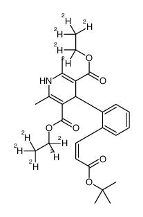 Lacidipine-d10结构式