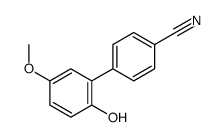 4-(2-hydroxy-5-methoxyphenyl)benzonitrile Structure