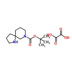 tert-Butyl1,7-diazaspiro[4.5]decane-7-carboxylateoxalate structure