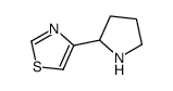 4-(Pyrrolidin-2-yl)thiazole Structure