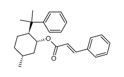 (1'R,2'S,5'R)-2'-(2''-phenylpropan-2''-yl)-5'-methylcyclohexyl (E)-3-phenylpropenoate结构式