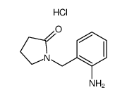 1-(2-aminobenzyl)pyrrolidin-2-one hydrochloride Structure