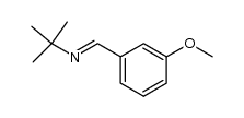 N-(3-methoxybenzylidene)-t-butylamine Structure