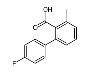 2-(4-fluorophenyl)-6-methylbenzoic acid Structure