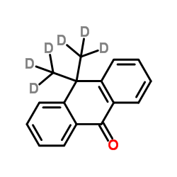 10,10-Bis[(2H3)methyl]-9(10H)-anthracenone结构式
