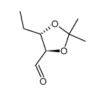 L-threo-Pentose, 4,5-dideoxy-2,3-O-(1-methylethylidene)- (9CI)结构式