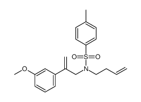 N-(but-3-enyl)-N-(2-(3-methoxyphenyl)allyl)-p-toluenesulfonamide Structure