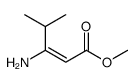 methyl 3-amino-4-methylpent-2-enoate结构式