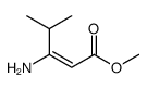 methyl 3-amino-4-methylpent-2-enoate structure