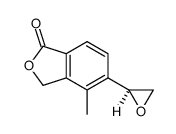 4-methyl-5-[(2S)-oxiran-2-yl]-2-benzofuran-1(3H)-one结构式