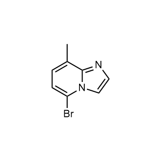 5-溴-8-甲基-咪唑并[1,2-a]吡啶结构式